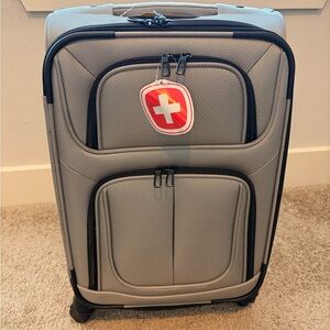SwissGear Gray Travel Suitcase